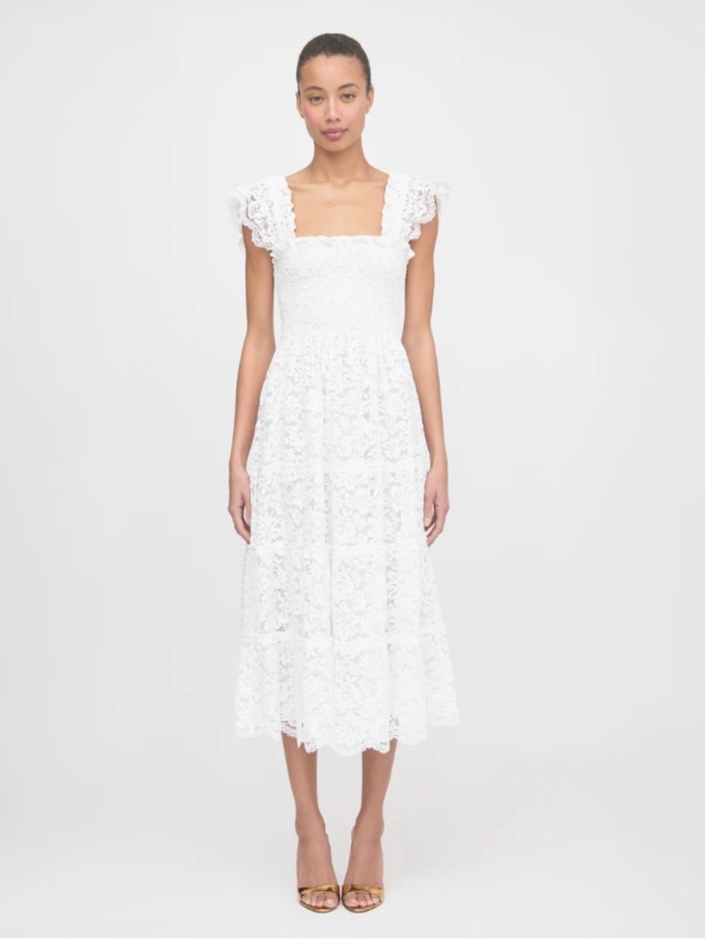 Hill House Home Collectors Edition fleur Lace Ellie Nap Dress White Bridal